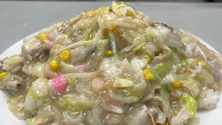 普段とは違った特製皿うどん（2人前）