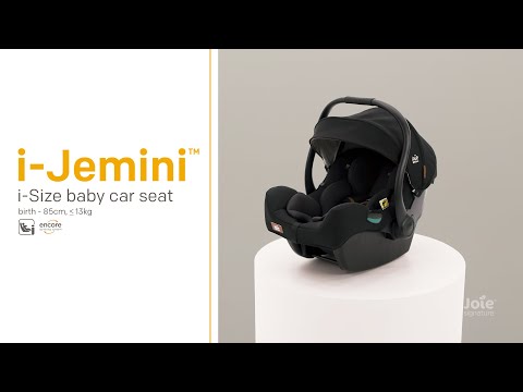 How to Install the Joie  i-Jemini Infant Car Seat | With Base & Vehicle Belt