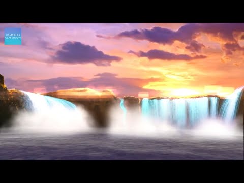 Quiet Music For Kids In The Classroom - Waterfall: music & water sounds Relaxing music for classroom