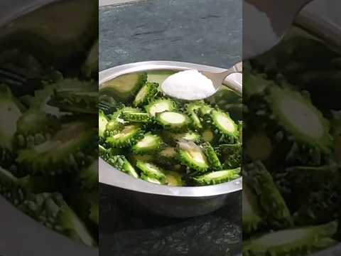 Karela Fry Recipe #sabji #karelasabji #shorts