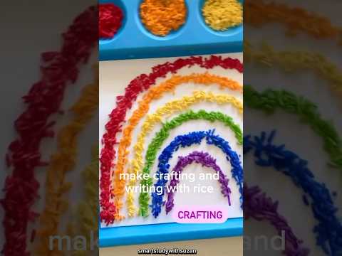 Rice activity,🌈✨|Rice 🍚 activity for crafting and. writing 🌈✨#shorts #viral #trending #shortsvideo