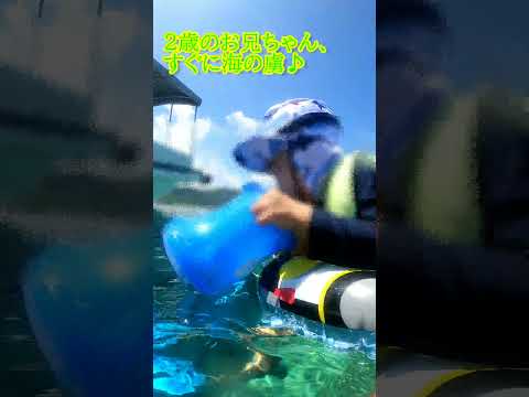 【石垣島】2歳浮き輪と箱メガネ、5歳マスクデビュー！家族水入らずの貸切ツアー！9月6日シュノーケリング動画