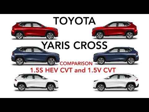 Comparing The Toyota Yaris Cross 1.5S HEV CVT and 1.5 V CVT