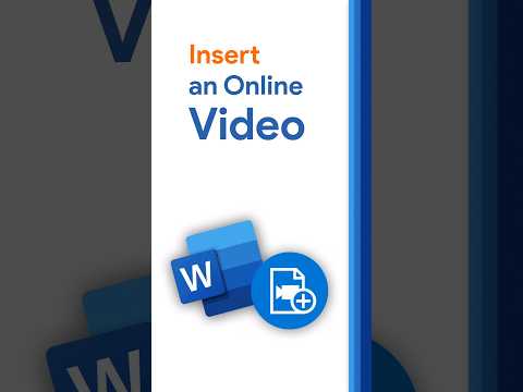 How to INSERT an online video on Word [Quick Word Tutorial] #microsoft #wordtutorial  #quicktutorial