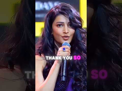 Shruti hasan | siima award show 2024 #fpy #srutihassan #bollywood #shorts #mrunalthakur #awards