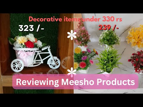 Home Decorative Items | Bought from Meesho and Reviewing Product | Flower vase  #flowervase #meesho