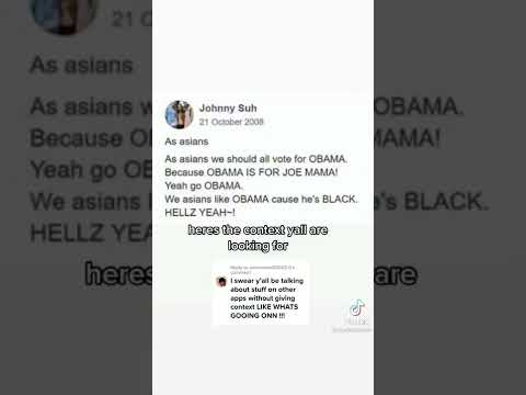 Johnny Supports Obama | NCT Johnny