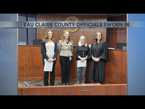 Three Eau Claire County officials sworn in to office