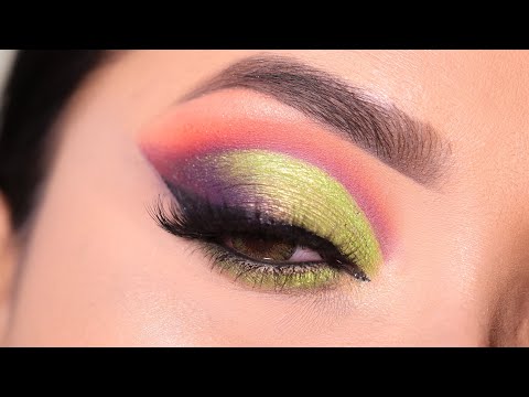 Colourful Cut Crease Eyeshadow Look || Party Eye Makeup Tutorial || Shilpa