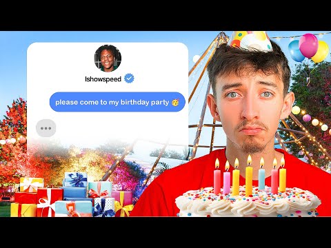 I Invited 100 YouTubers To My Birthday Party!