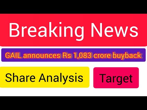 🔥🔥GAIL announces Rs 1,083 crore buyback plan and price set at Rs 190 | Gail share latest news today