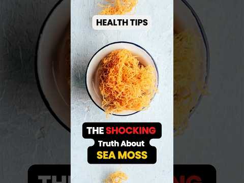 Sea Moss Benefits and Side Effects 🌊🌱 #seamoss #healthtips #short #shorts