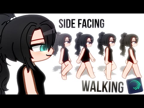 [FREE] Side Facing Gacha WALKING Tutorial in Alight Motion