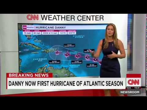 CNN News August 21 2015 Danny becomes first hurricane of the Atlantic season