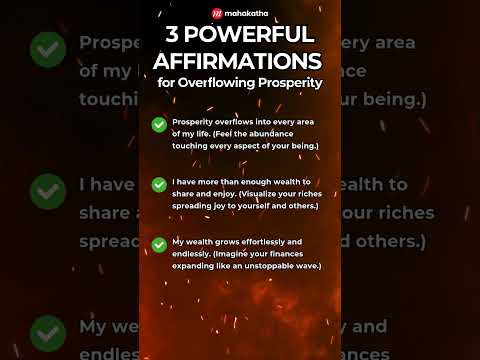 3 Affirmations for Overflowing Prosperity