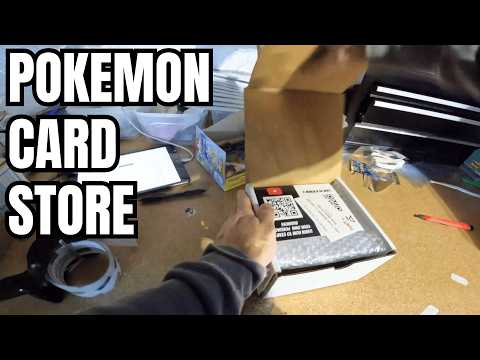 ASMR Packing Orders POV - Pokemon Card Store PokeNE