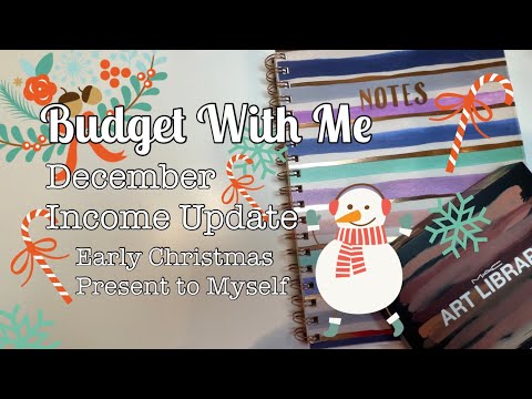 Budget With Me - December Income Update & Plans for January | Early Christmas Presents to Myself