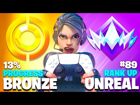 Bronze to Unreal SPEEDRUN (Console Fortnite Ranked)