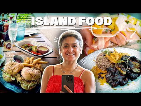 The BEST FOOD I had in the CARIBBEAN - all the delicious meals ON THE ISLAND!