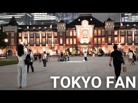 銀座・東京駅散歩 |【4K】 Night Walking Ginza and Tokyo Station Tokyo Japan (August 2024)