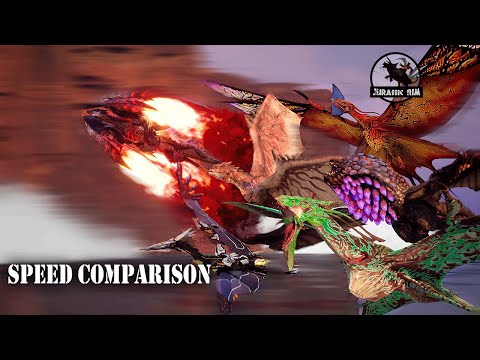 Fastest Creatures from Monster Hunter, Avatar, and Horizon | Speed Comparison