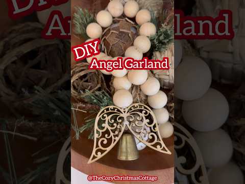 Easy Christmas Angel Garland #shorts #christmas