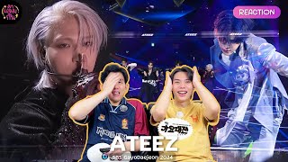 [REACTION] ATEEZ (에이티즈) - Jingle Bell Break-In + Ice On My Teeth @2024 SBS Gayo Daejeon