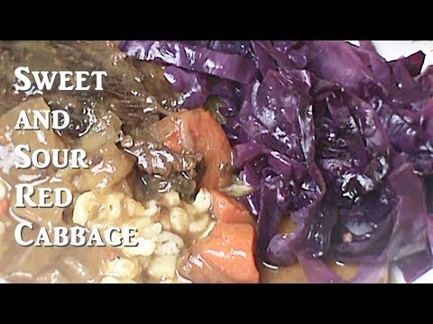 Sweet and Sour Red Cabbage