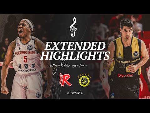 Pallacanestro Reggiana v Falco-Vulcano Szombathely | Full Game Highlights | #BasketballCL 2024-25