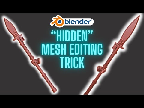 Hidden mesh editing trick in Blender