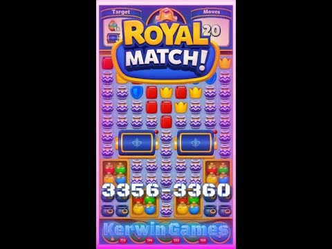 Royal Match Level 3356 3357 3358 3359 3360 - No Boosters Gameplay