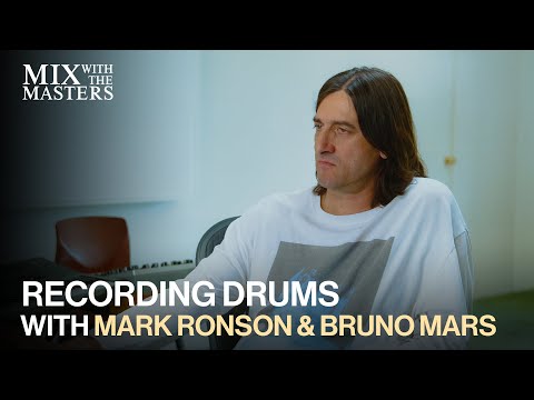 Jeff Bhasker recording drums with Mark Ronson and Bruno Mars | Sneak Peek