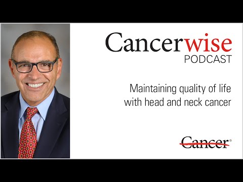 Maintaining quality of life with head and neck cancer