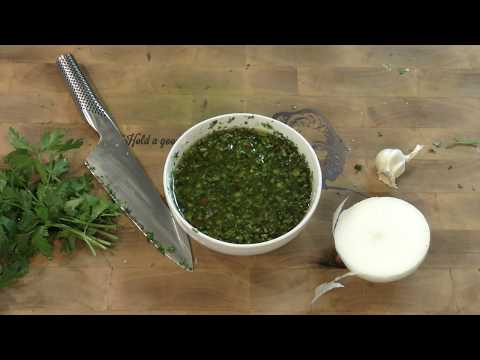 Fantastic chimichuri sauce for grilling