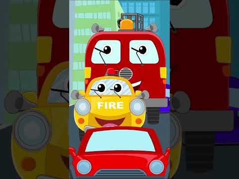 Fire Truck Song #short #nursery #vehicles #forkids #viral