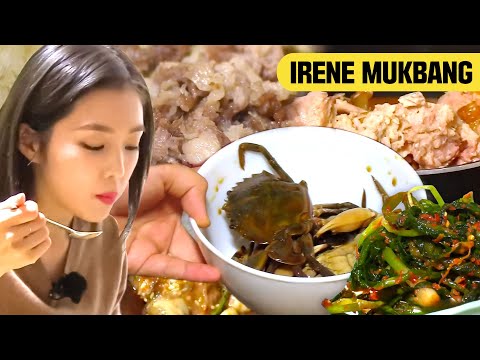 'Like A Flower' Red Velvet IRENE's K-homemade Food MUKBANG 🍽 | Let's Eat Dinner Together