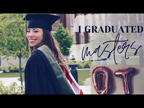 I GRADUATED! MASTERS IN OCCUPATIONAL THERAPY! Vlog - GRWM - OT