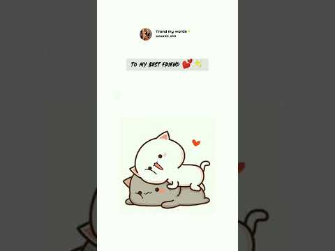 Best friend 💕✨ whatsapp status #trendmywords #wordsdot #bestfriend #happyandsad  #notears #nostress