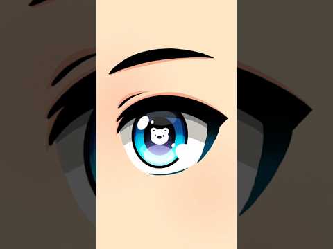 Different Cutie Anime Eyes Drawing #digitalart #animeart #shorta