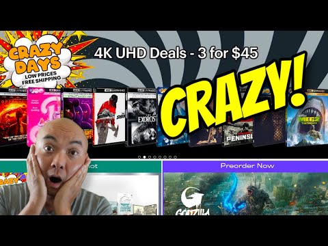 GRUV CRAZY DAYS 4K Blu Ray Deals!🤯