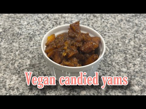 Vegan candied yams| LIVE COOKING SHOW