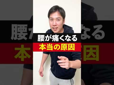 腰が痛くなる本当の原因！トレーナーが解説！#Shorts