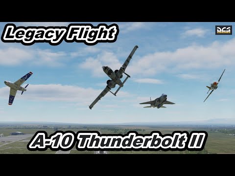 DCS World  Legacy Flight Fairchild Republic A-10 Thunderbolt II Formation Fly By