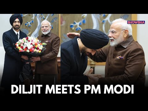 Diljit Dosanjh's New Year Kicks Off On A Grand Note; Meets PM Modi In Delhi | WATCH Special Moments