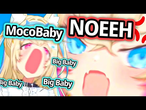 Mococo's Being Big Baby All Time, So Fuwawa Does This【Hololive EN】