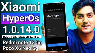 Redmi note 13 5g / Poco X6 Neo HyperOs 1.0.14.0 INDIAN Stable update is Here | HyperOs 2.0