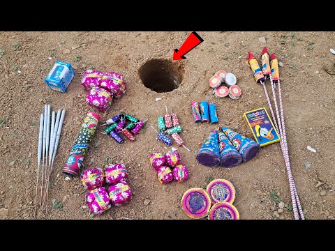 Diwali Crackers 💥 Testing UNDERGROUND 🔥 || Cracker Experiment 2024