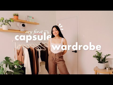 building my *first ever* CAPSULE WARDROBE! (saving my time and energy this spring 😌)