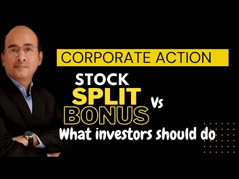 Stock Split Vs Bonus - What Investors should do? | Its a Psychological Trap| By Santosh Singh