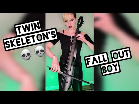 Twin Skeleton's on Electric Cello | Fall Out Boy (Hotel In NYC)